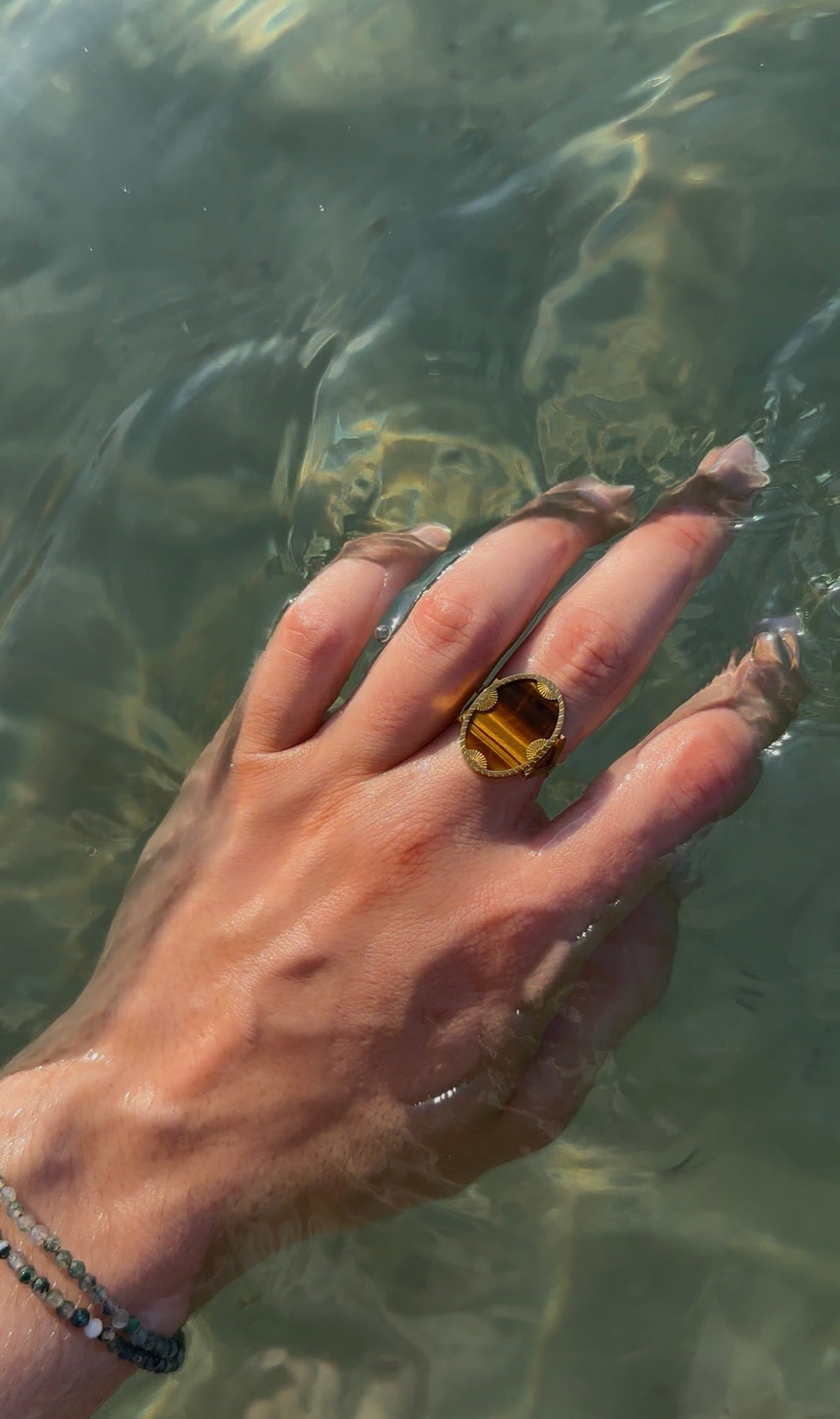 Solar - Ring - Œil de Tigre