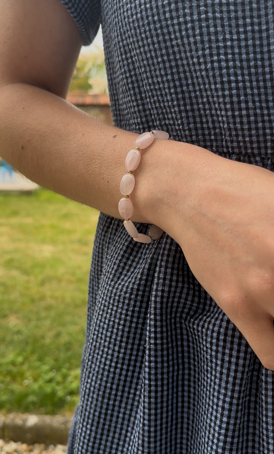 Marta - Bracelet - Quartz rose