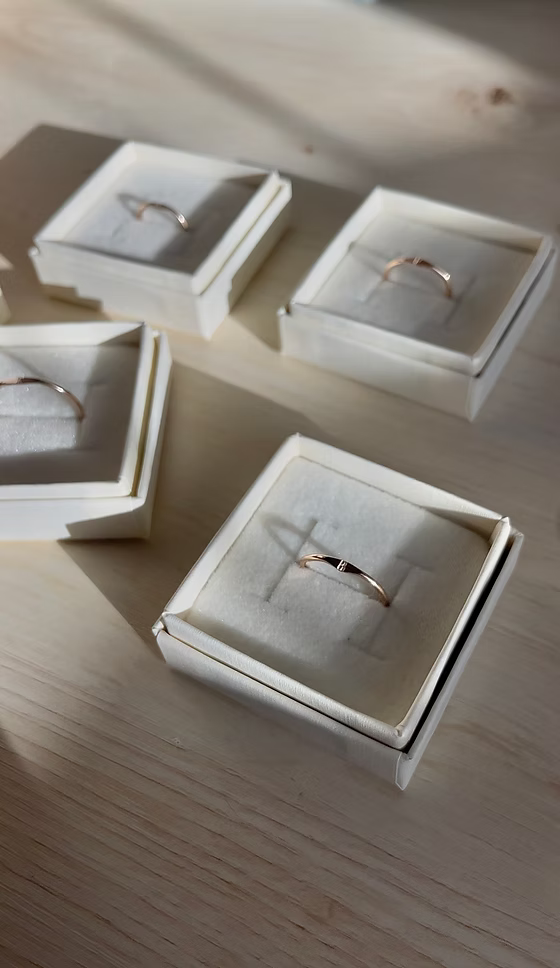 Initiale - Ring - Gold Filled 14K