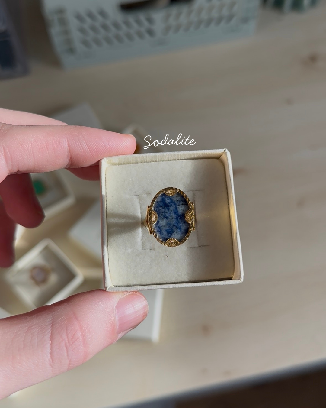 Solar - Ring - Sodalite