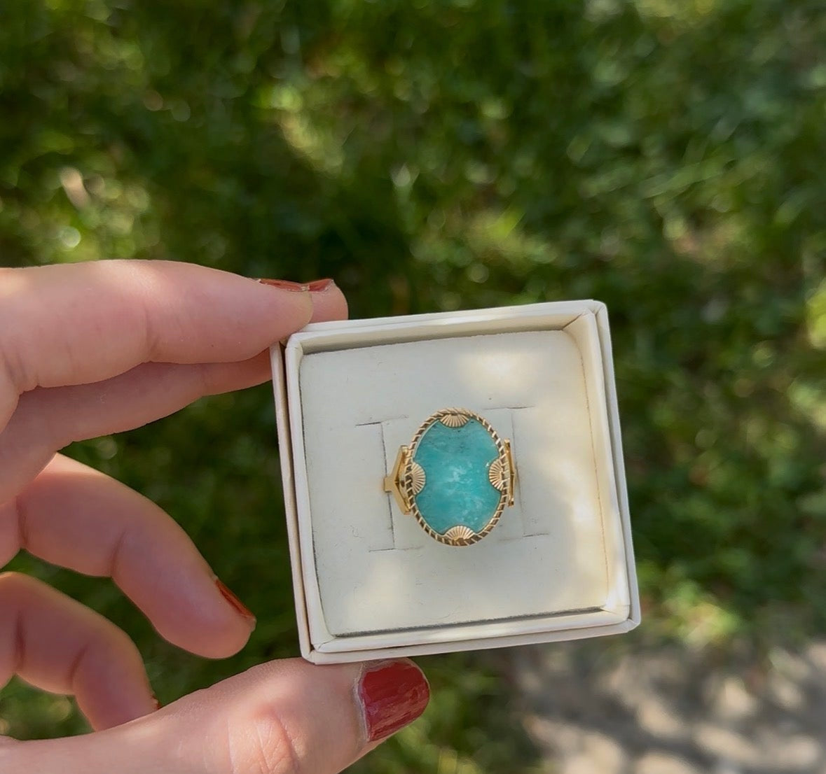 Solar - Ring - Amazonite