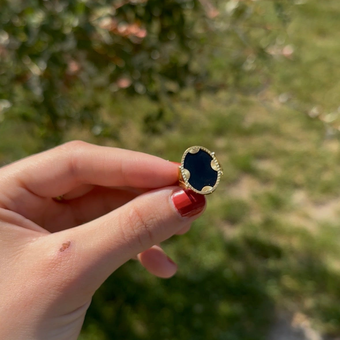 Solar - Ring - Onyx
