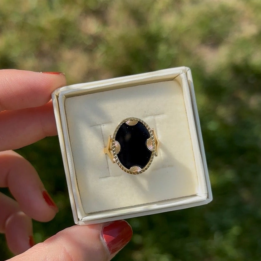Solar - Ring - Onyx