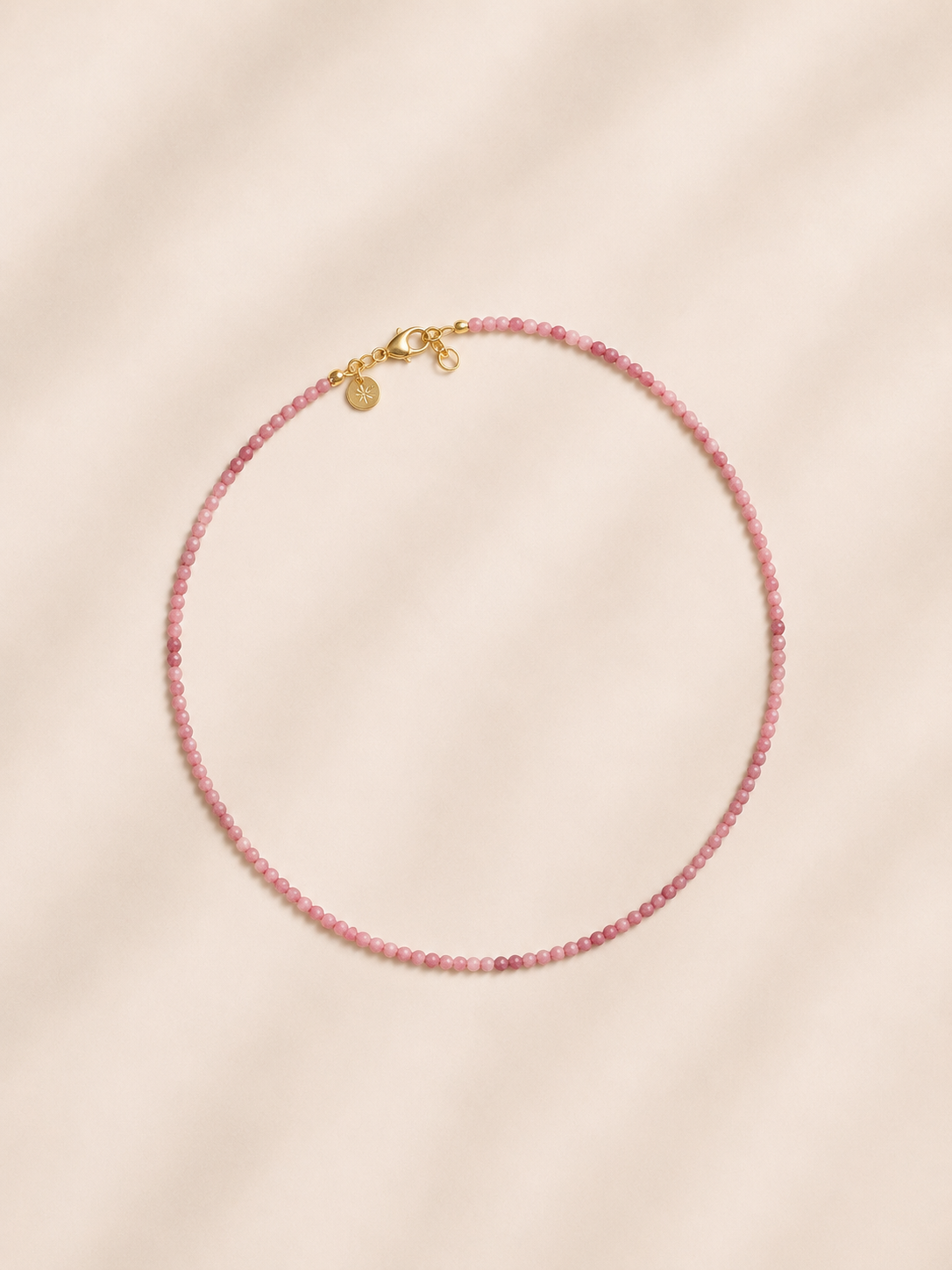 Mini Luce - Jaspe rose Necklace