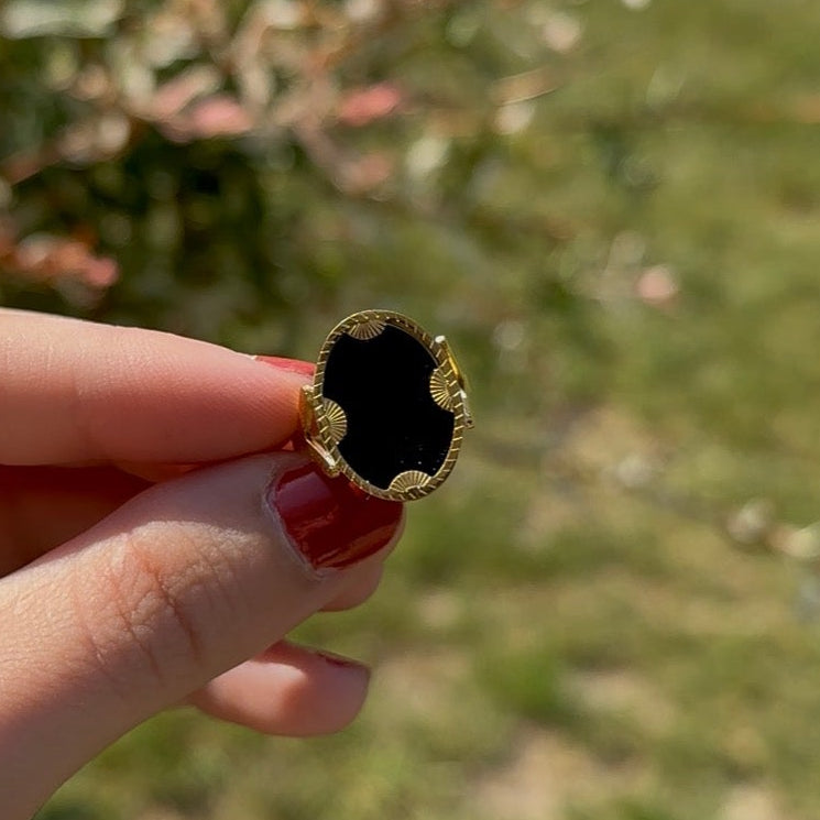 Solar - Ring - Onyx