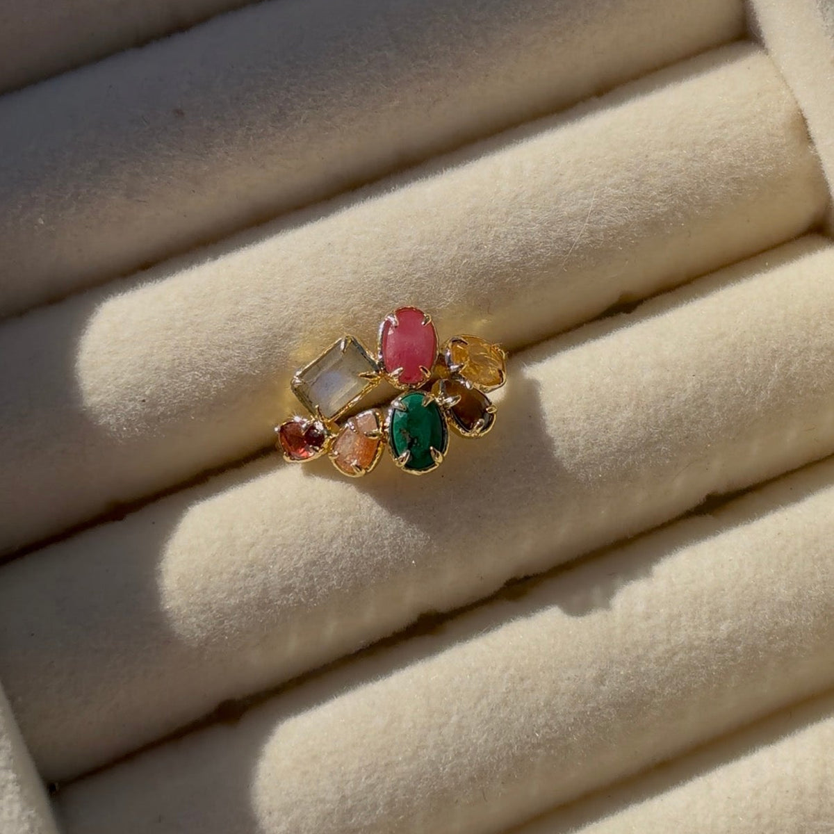 BLOOM Ring - Multi pierres