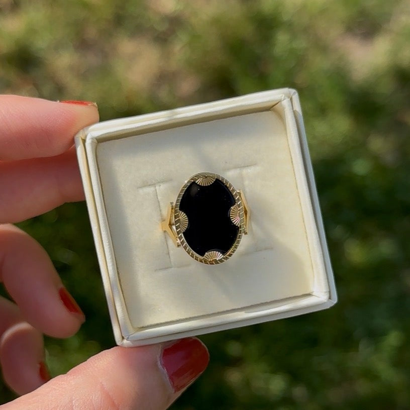 Solar - Ring - Onyx