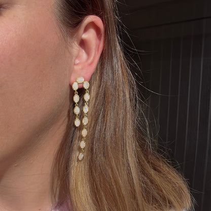 JAIME earrings - Pierre de lune