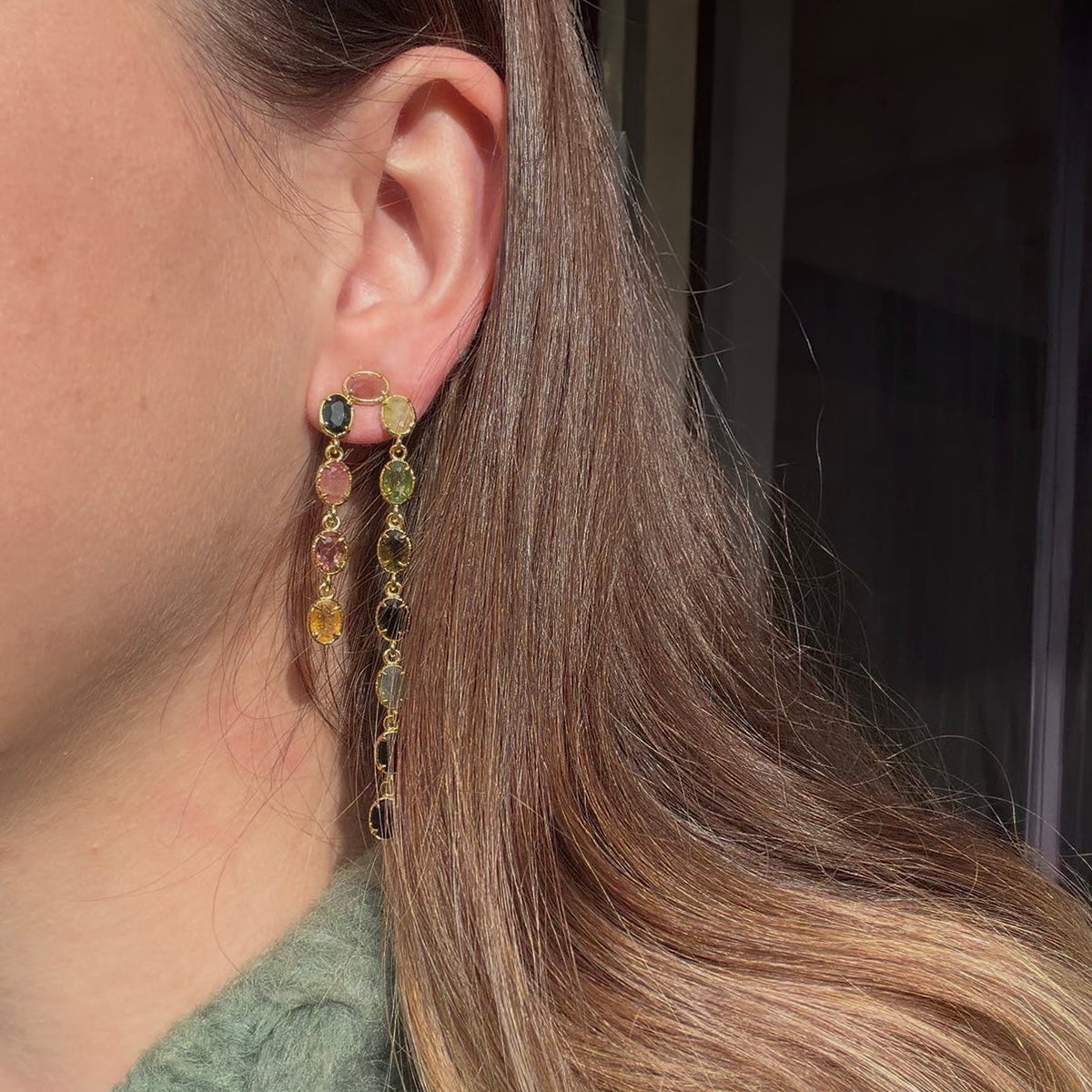 JAIME earrings - Tourmaline