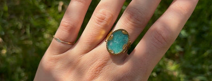 Solar - Ring - Amazonite