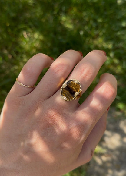 Solar - Ring - Œil de Tigre