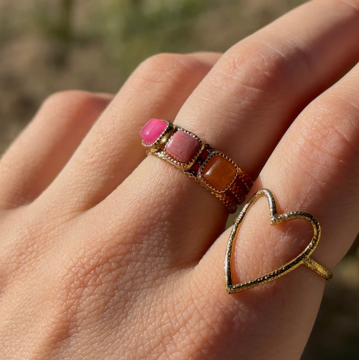 Roma Ring - Pierres naturelles