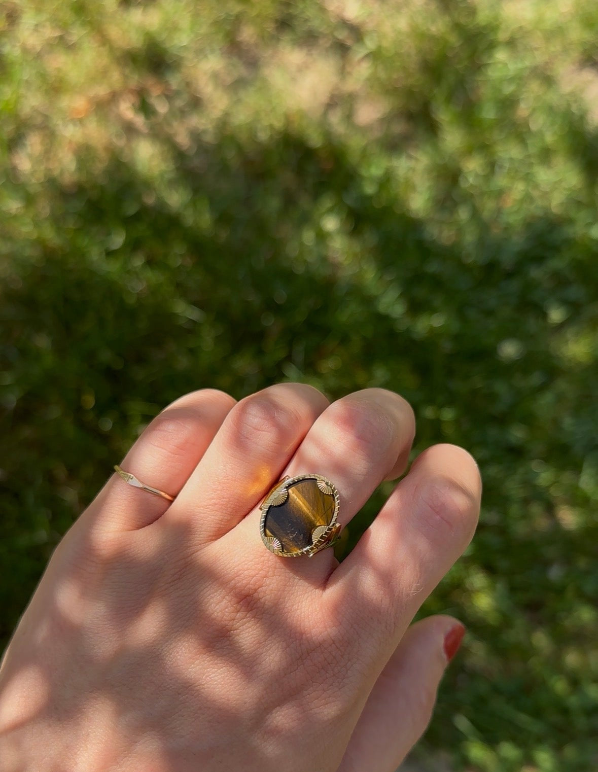 Solar - Ring - Œil de Tigre