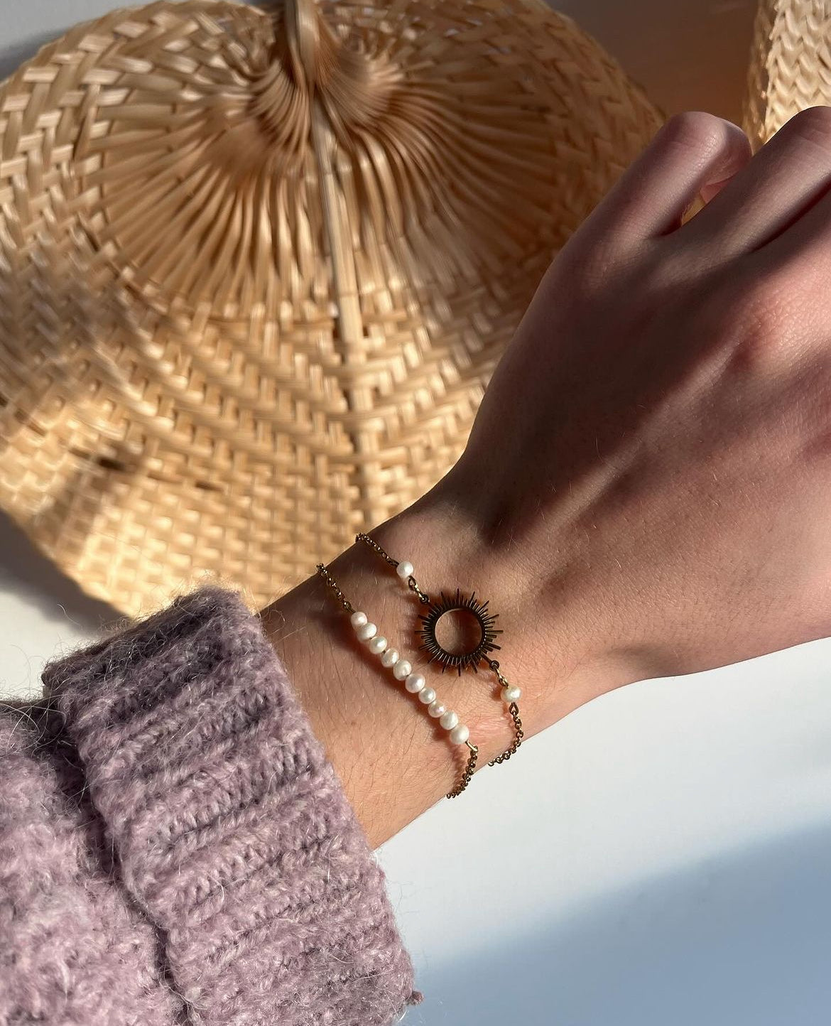 Ma douce - Bracelet fin - perles d'eau douce