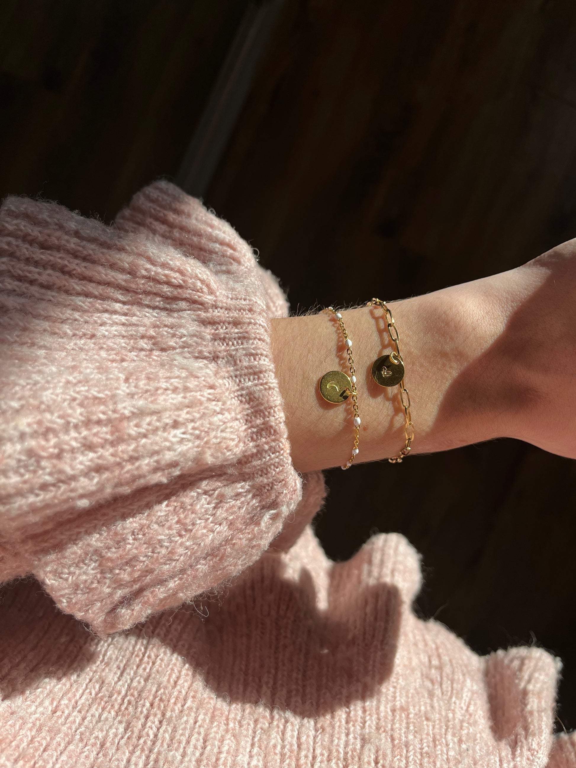 Goldie white - Bracelet