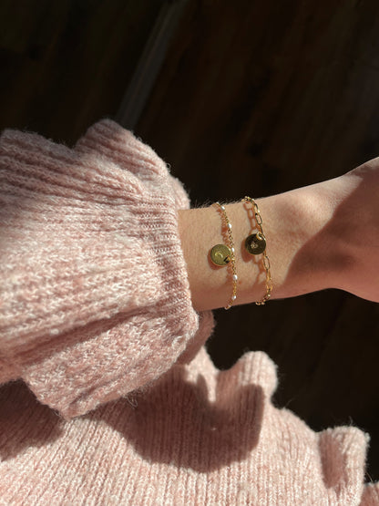 Goldie white - Bracelet