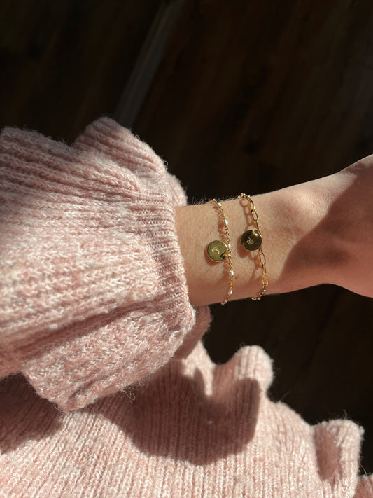 Goldie white - Bracelet
