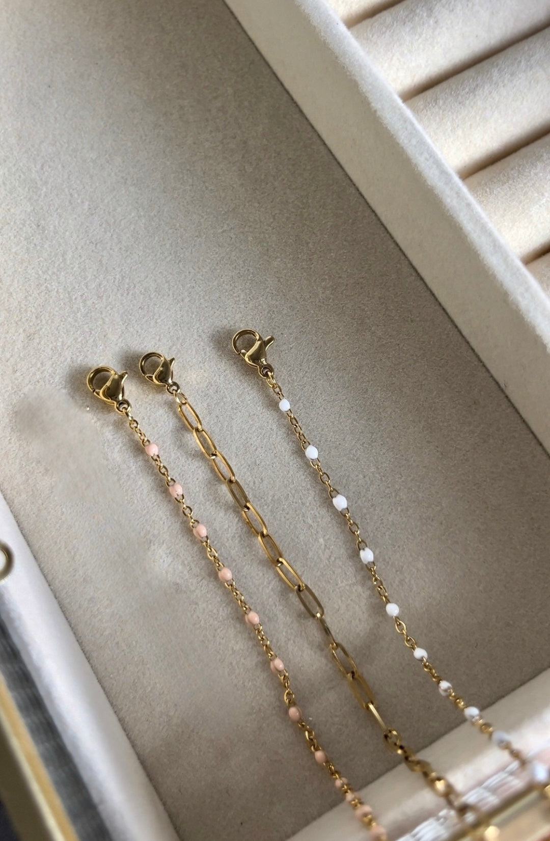 Goldie white - Bracelet