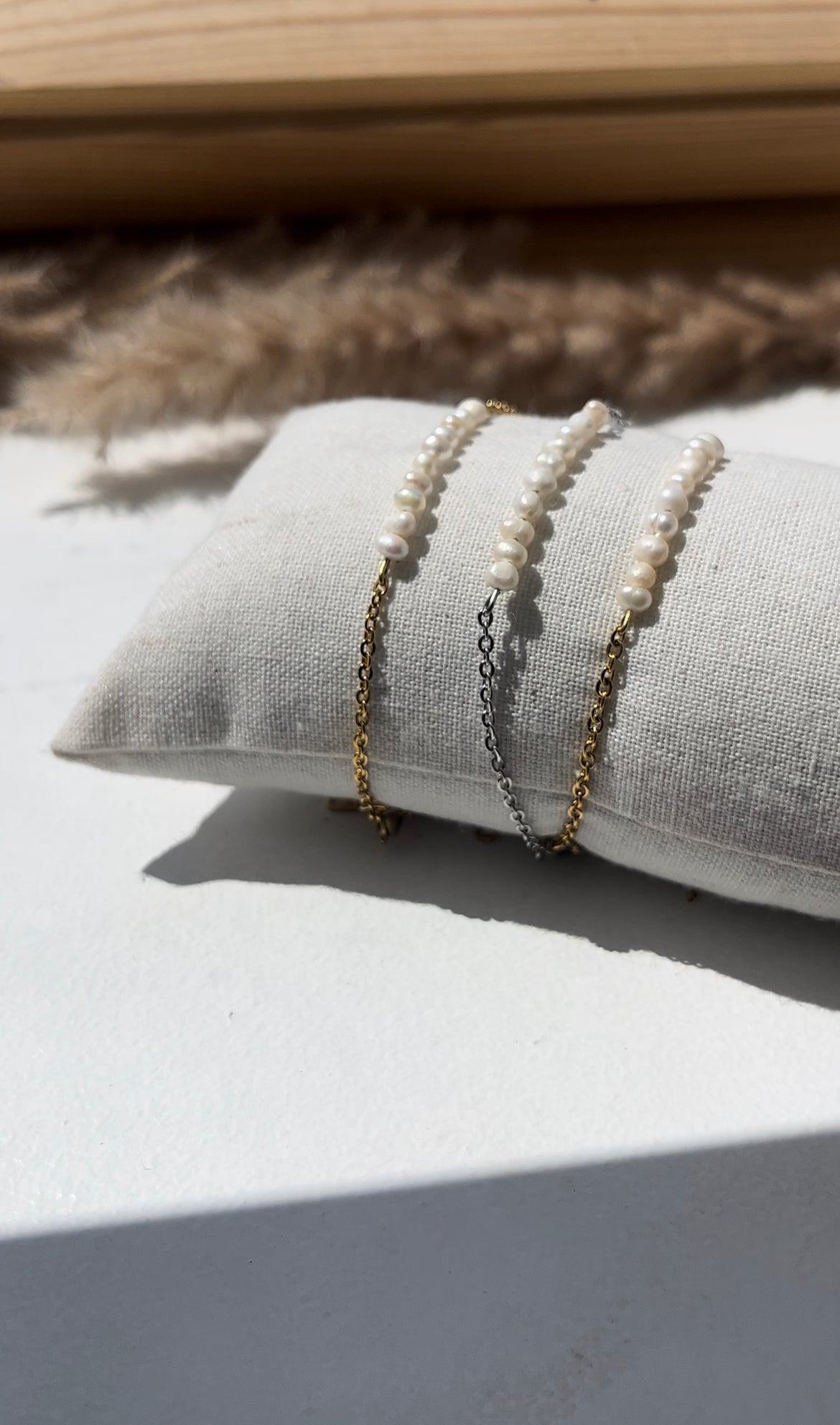 Ma douce - Bracelet fin - perles d'eau douce