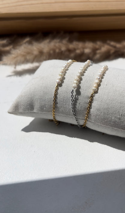 Ma douce - Bracelet fin - perles d'eau douce