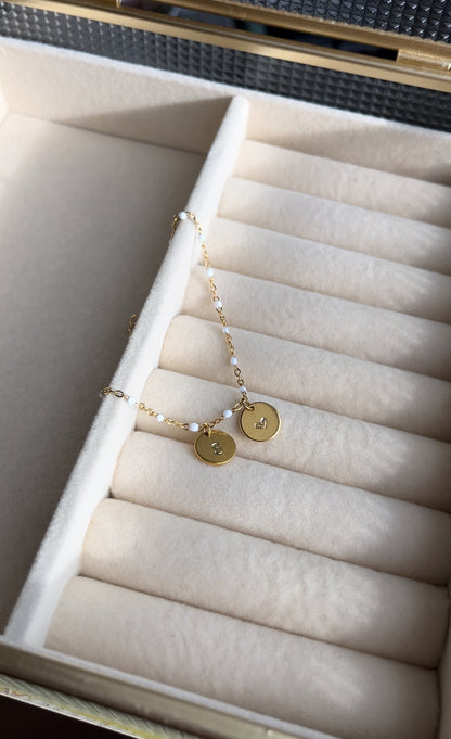 Goldie white - Bracelet
