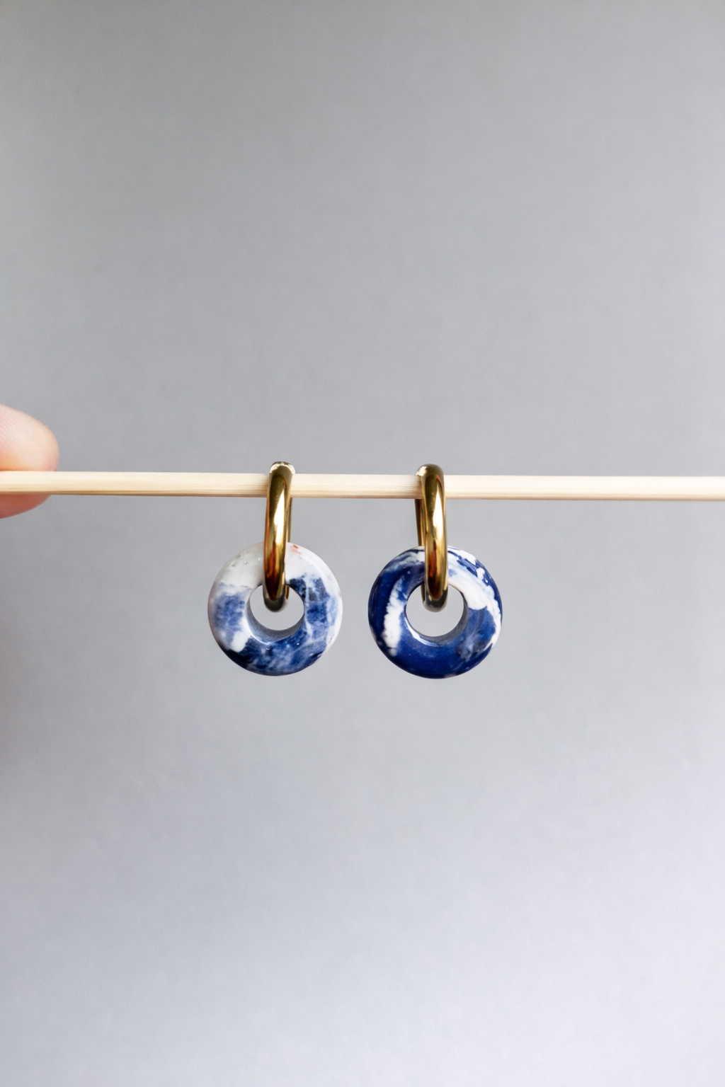 Lily hoops - spéciales Sodalite