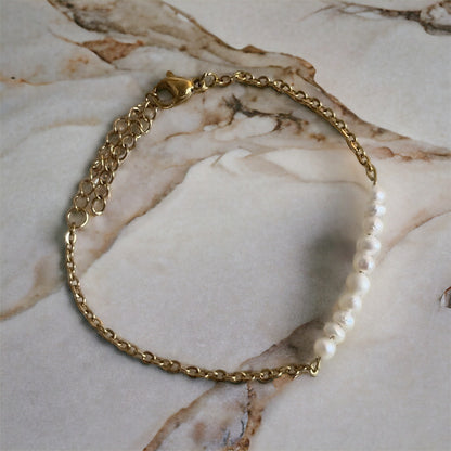 Ma douce - Bracelet fin - perles d'eau douce