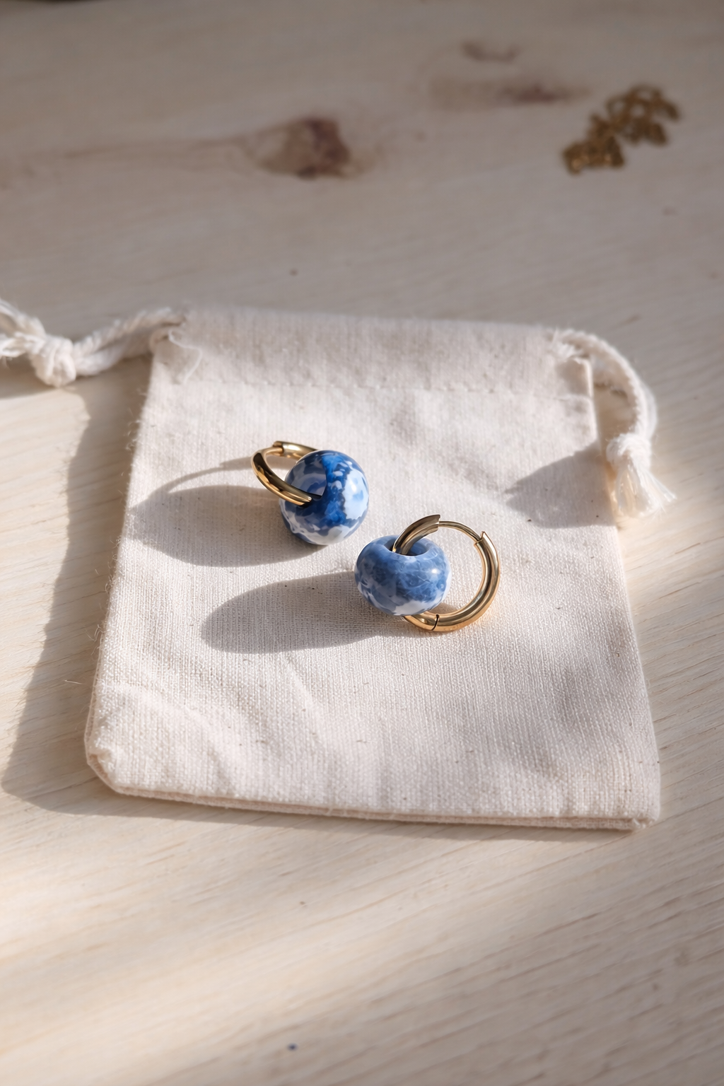 Lily hoops - spéciales Sodalite