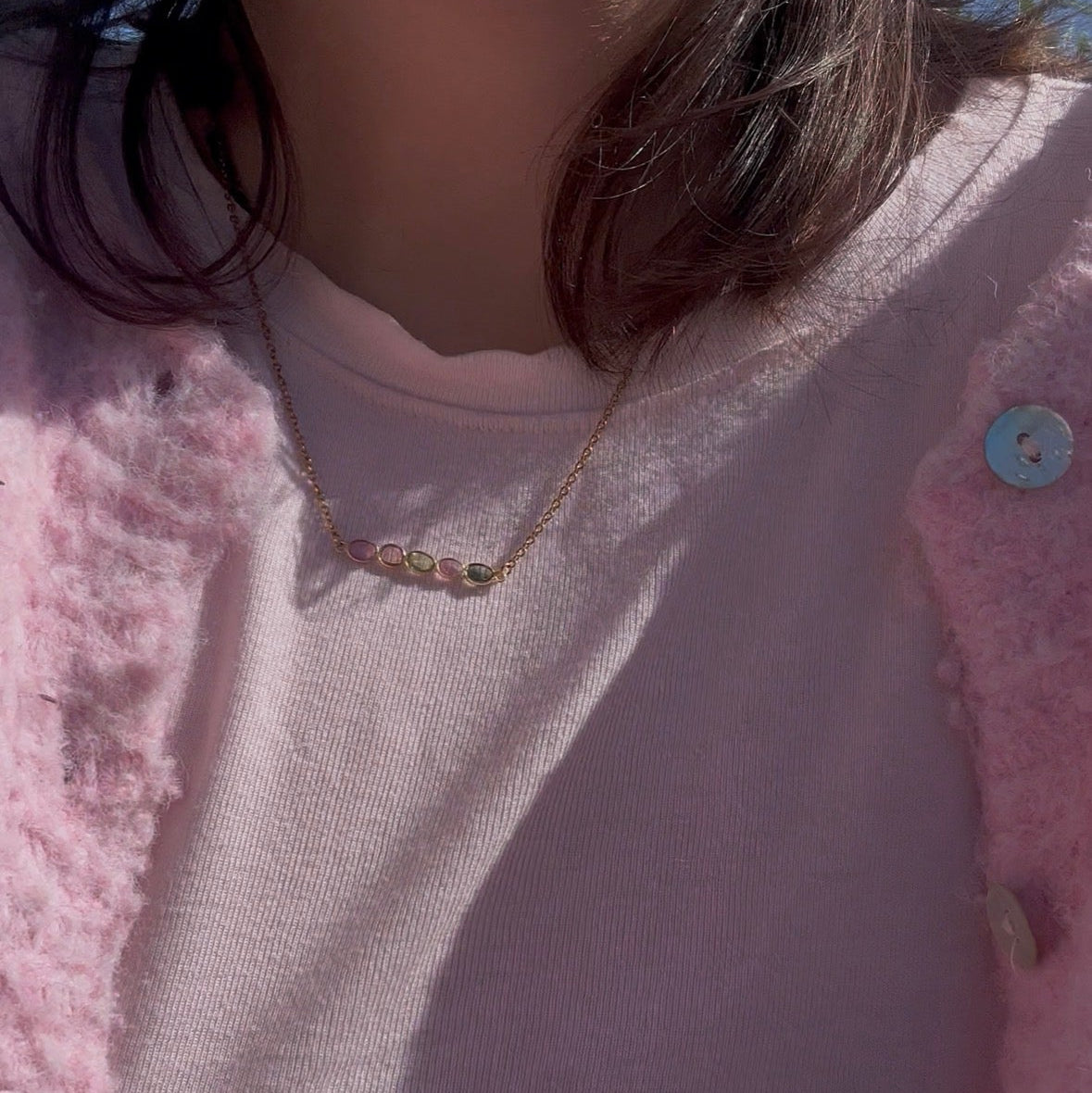 Mini Tourmaline - Necklace