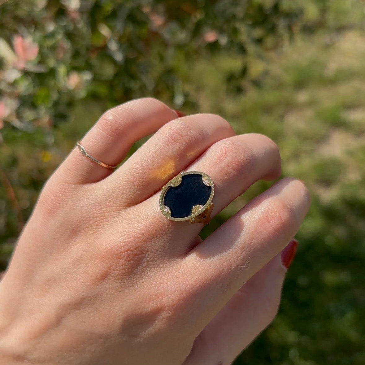 Solar - Ring - Onyx
