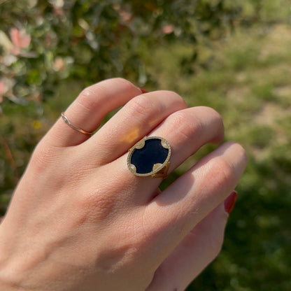 Solar - Ring - Onyx
