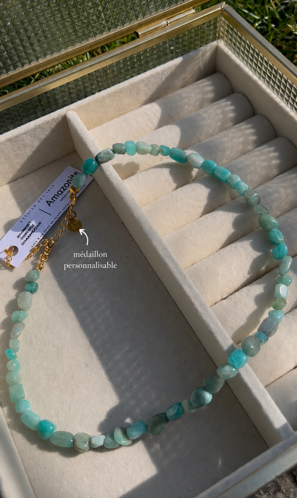 Arya Amazonite - Necklace