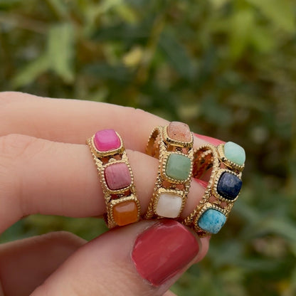 Roma Ring - Pierres naturelles