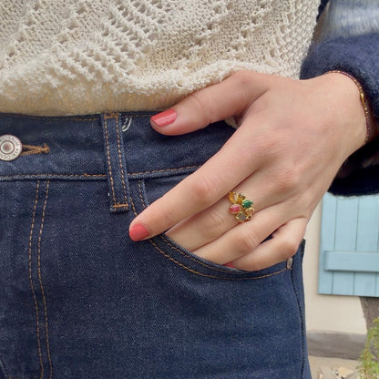 BLOOM Ring - Multi pierres