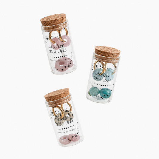 Coffret Lily Duo : une paire + 2 pierres interchangeables