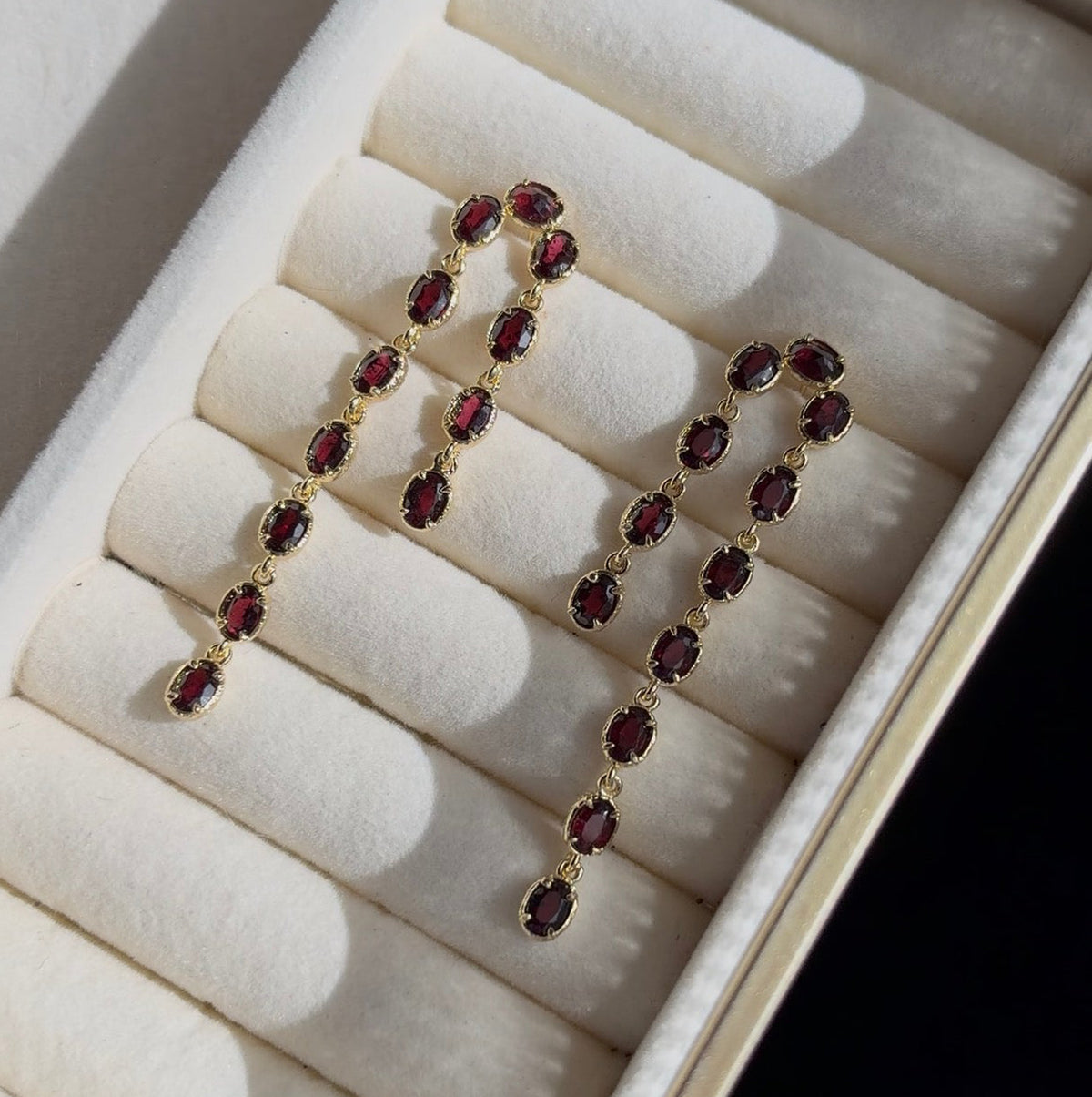 JAIME earrings - Grenat