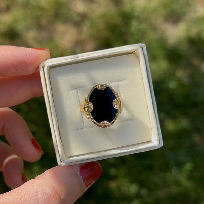 Solar - Ring - Onyx