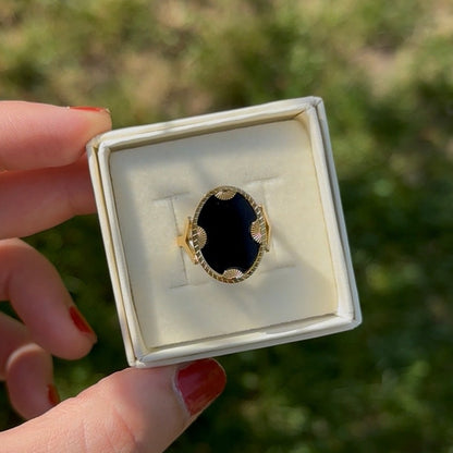 Solar - Ring - Onyx