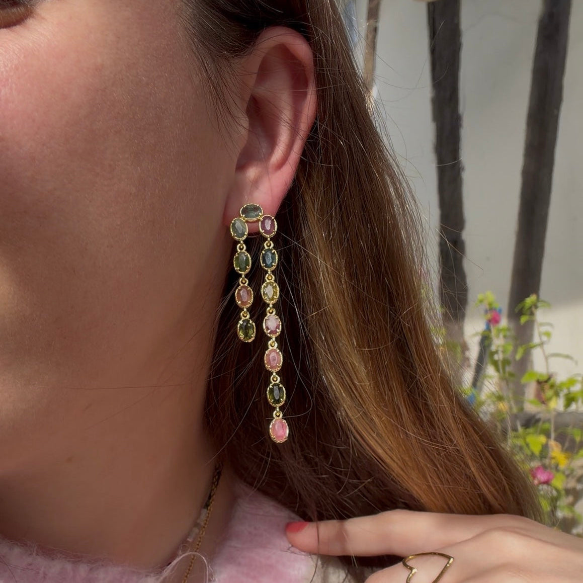 JAIME earrings - Tourmaline
