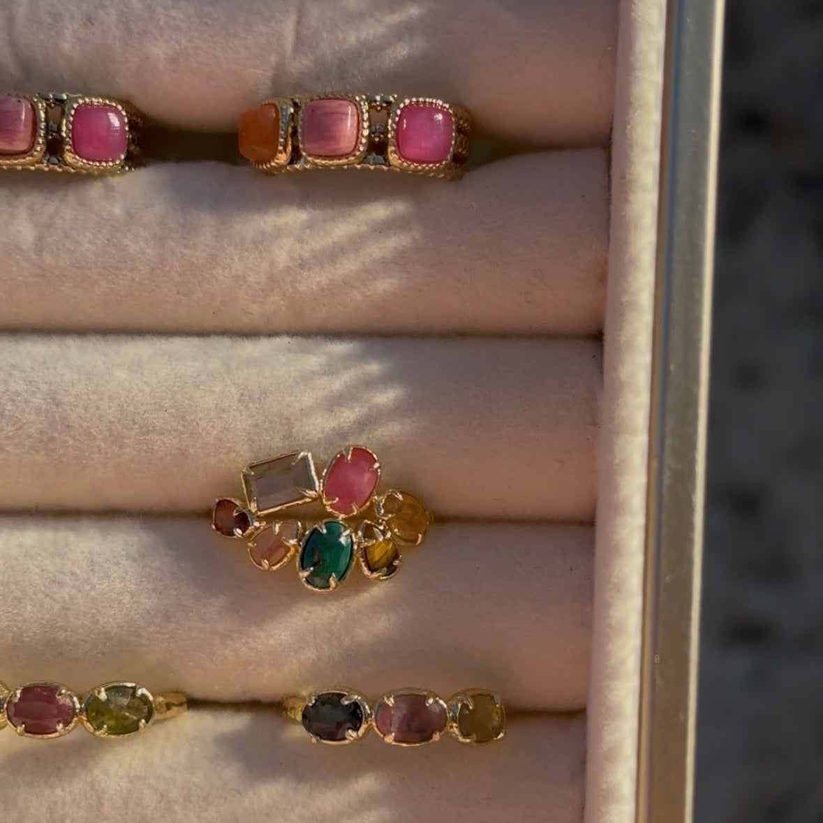 BLOOM Ring - Multi pierres