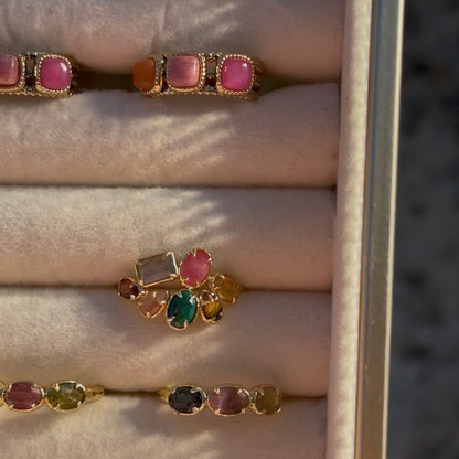 BLOOM Ring - Multi pierres