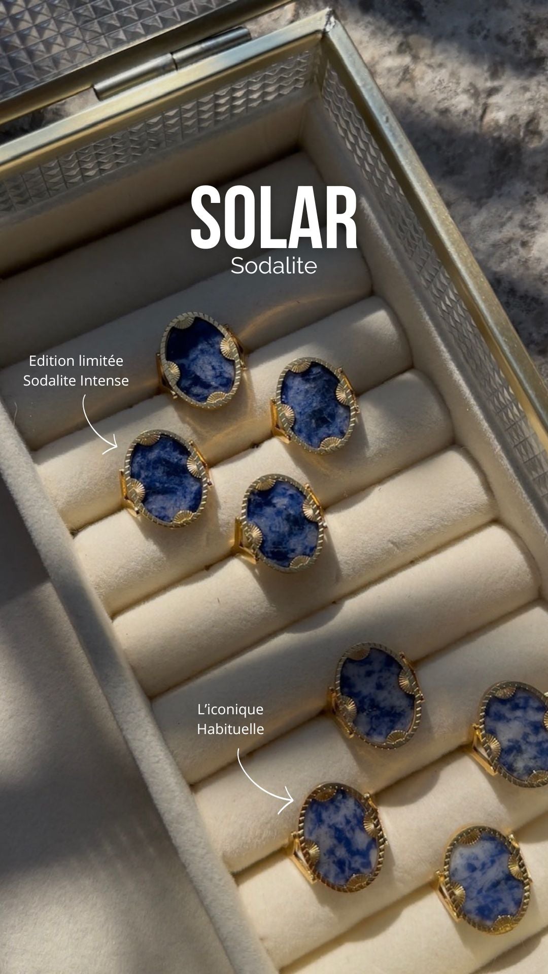 Solar - Ring - Sodalite Intense