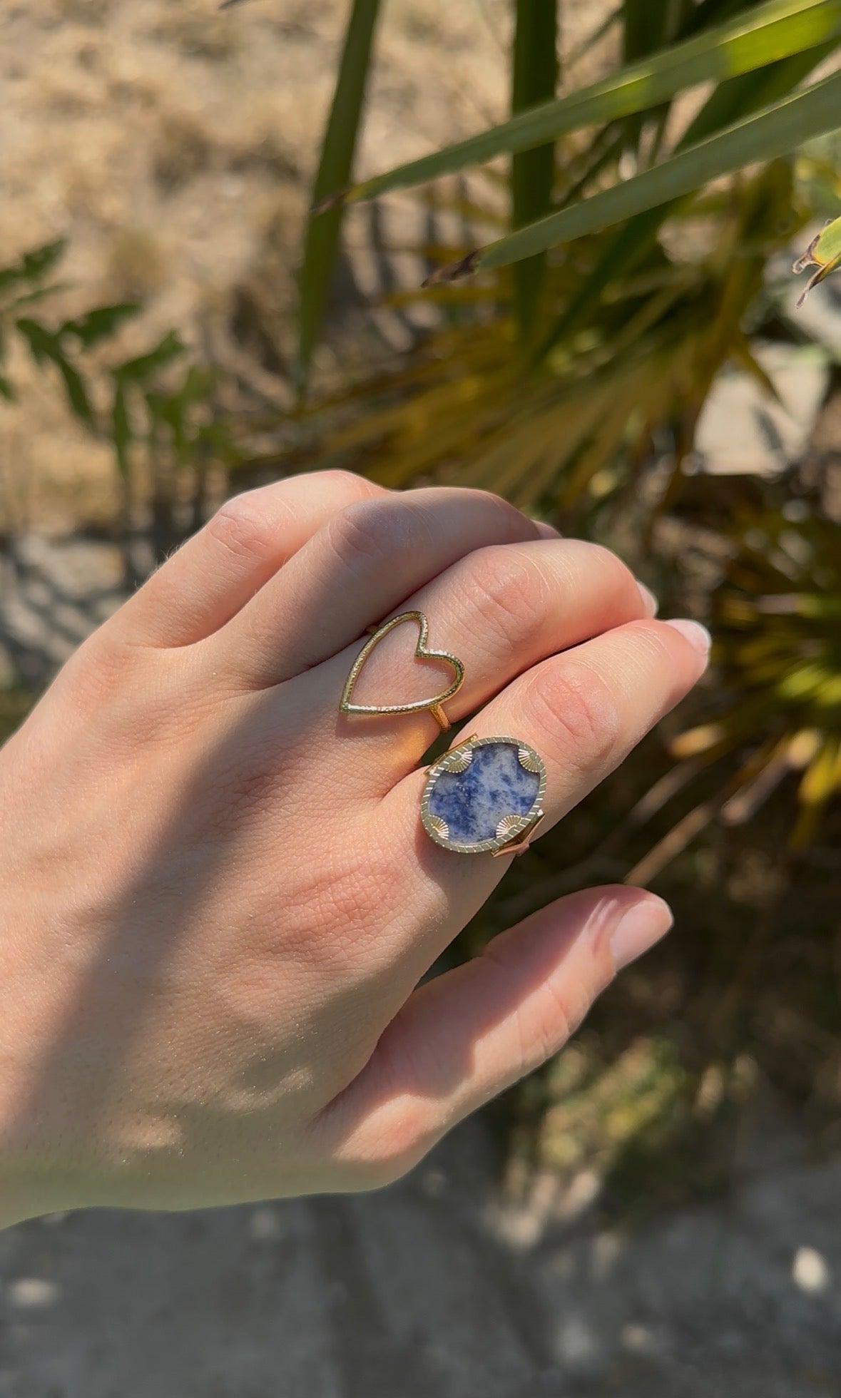 Solar - Ring - Sodalite