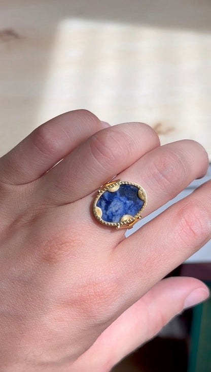 Solar - Ring - Sodalite Intense