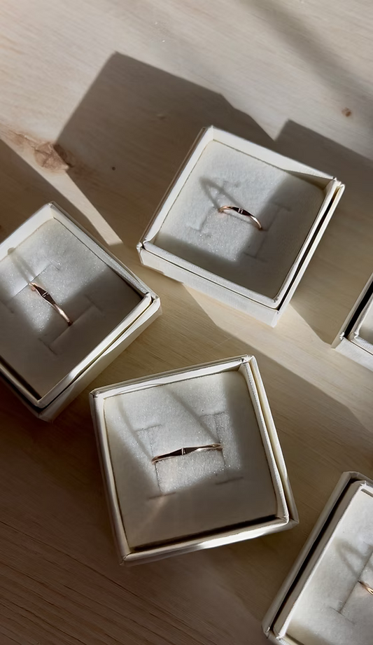 Initiale - Ring - Gold Filled 14K