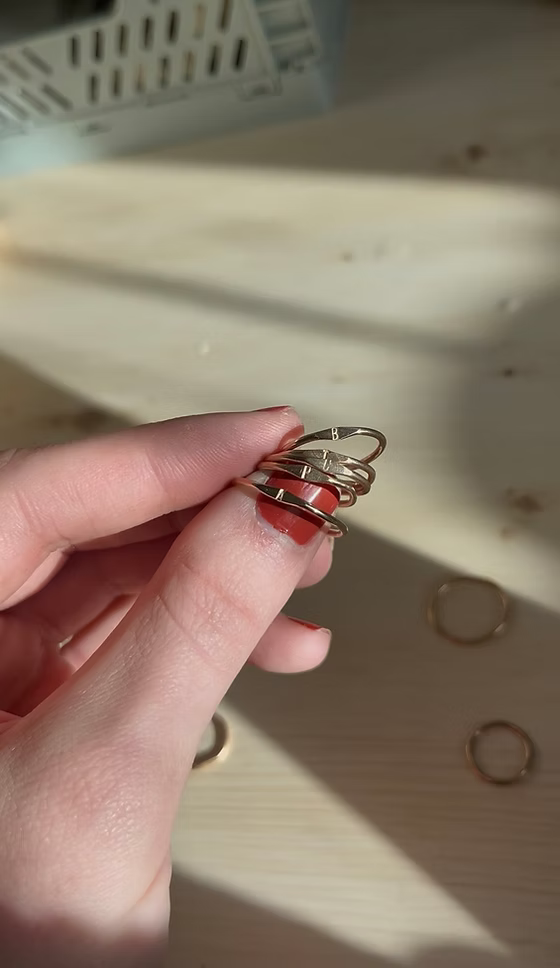 Initiale - Ring - Gold Filled 14K