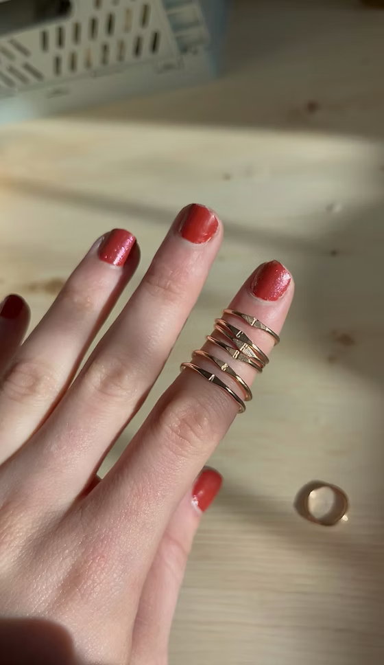 Initiale - Ring - Gold Filled 14K