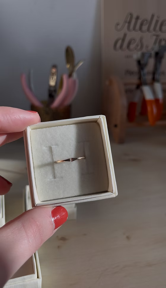 Initiale - Ring - Gold Filled 14K