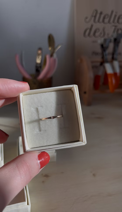 Initiale - Ring - Gold Filled 14K