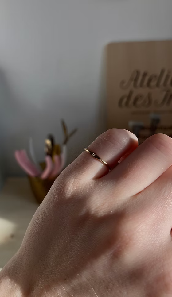 Initiale - Ring - Gold Filled 14K